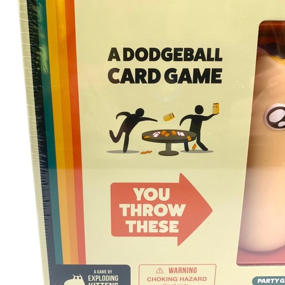 Throw Throw Burrito Dodgeball Card Game Exploding Kittens Factory Sealed Box New - Picture 3 of 10